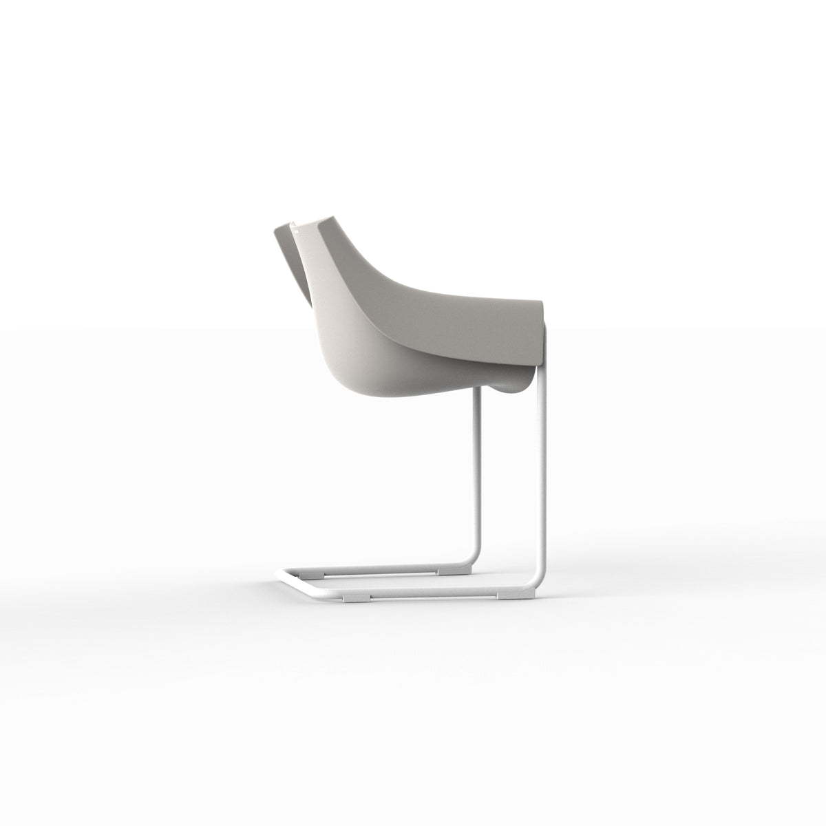 MANTA CANTILEVER - Chaise Restaurant incurver
