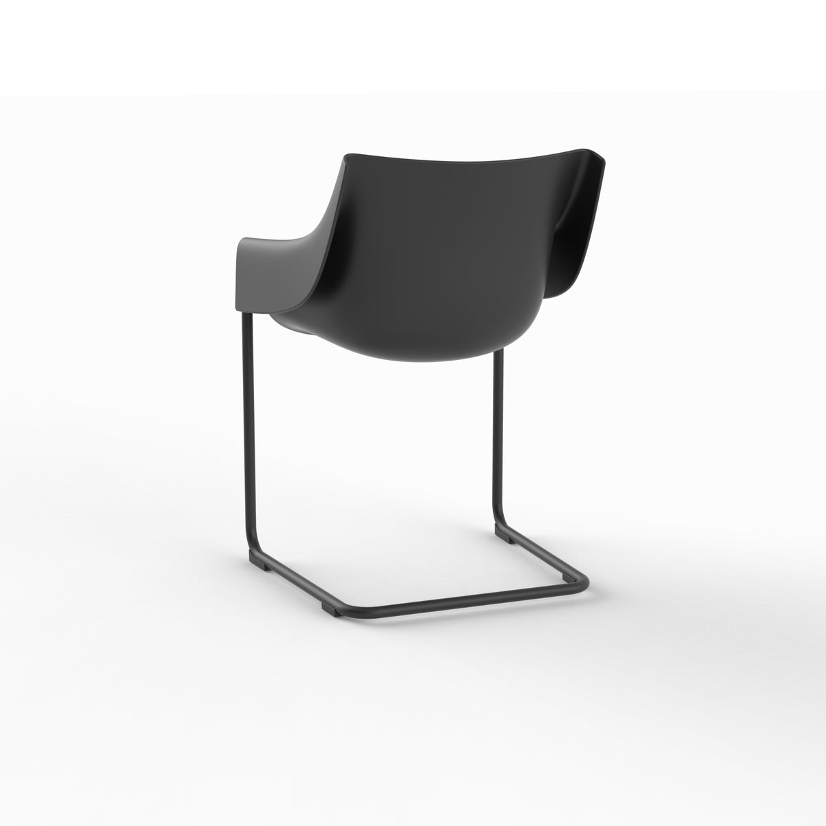 MANTA CANTILEVER - Chaise Restaurant incurver