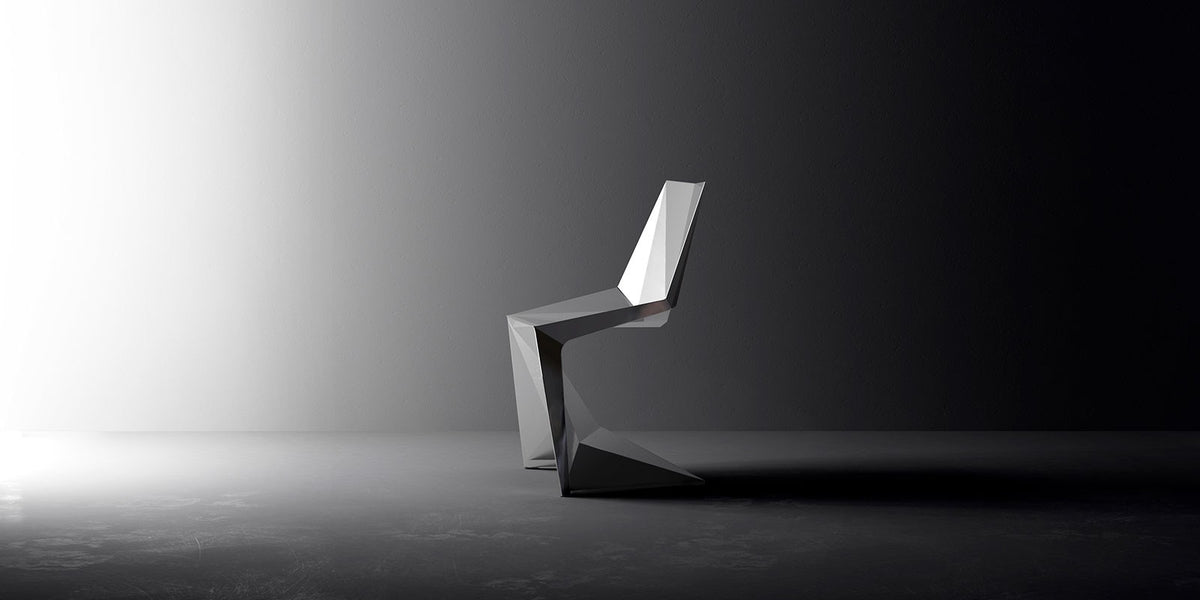 CHAISE VOXEL - Chaise géométrique