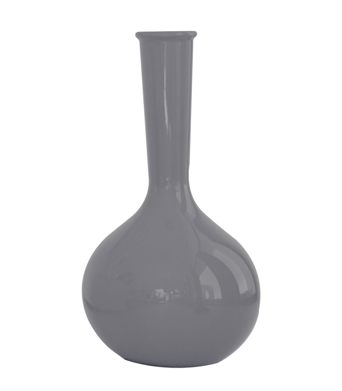 Flask Chemistubes lacquered design vase - Vondom - steel grey