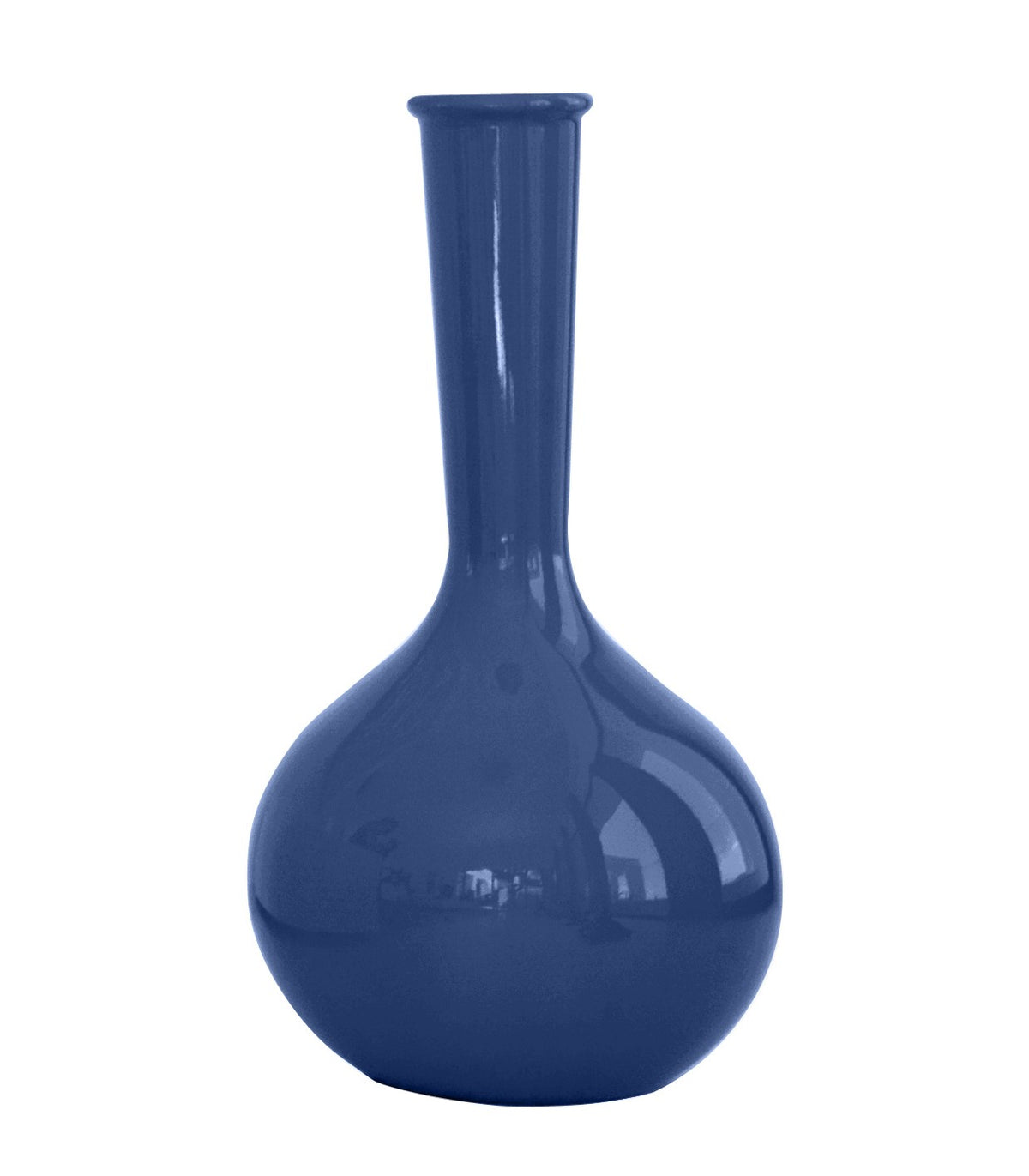 Vase Design Finition Laquée Flask Chemistubes Vondom - bleu