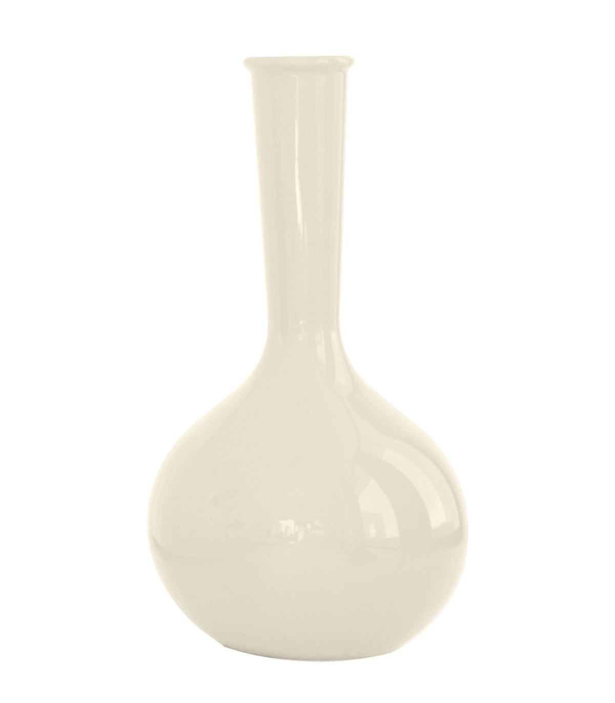Vase Design Finition Laquée Flask Chemistubes Vondom - écru
