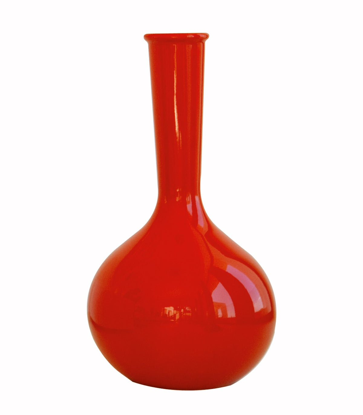 Vase Design Finition Laquée Flask Chemistubes Vondom - rouge