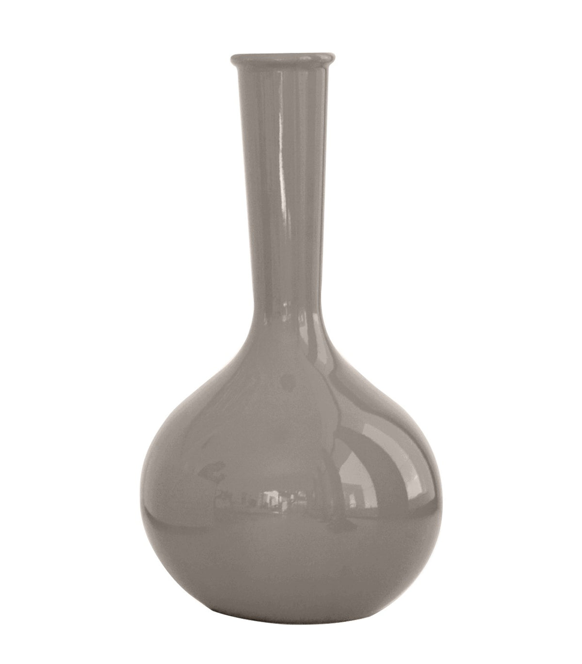 Vase Design Finition Laquée Flask Chemistubes Vondom - taupe