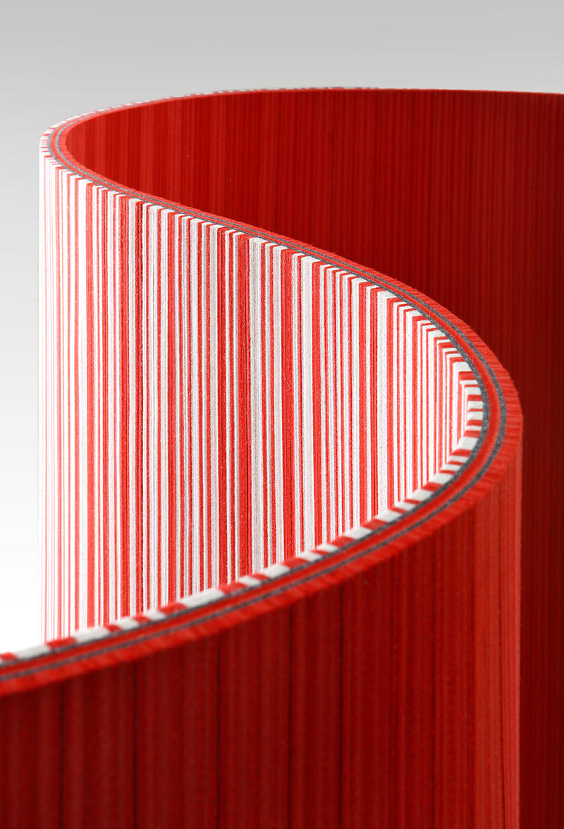 ACOUSTIQUE TWIST - Paravent Acoustique Cloison Amovible rouge