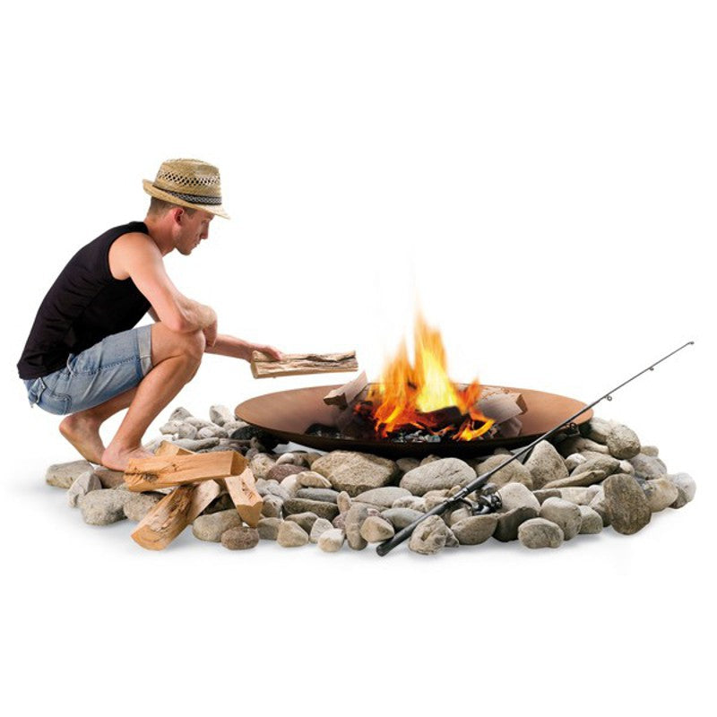 With Fire - Discolo - Round Steel Outdoor Fire Pit - AK47