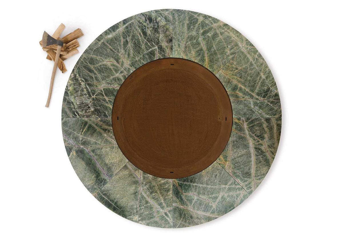 Plaque - Ercole Rainforest Green 250 - Brasero Marbre Vert - AK47
