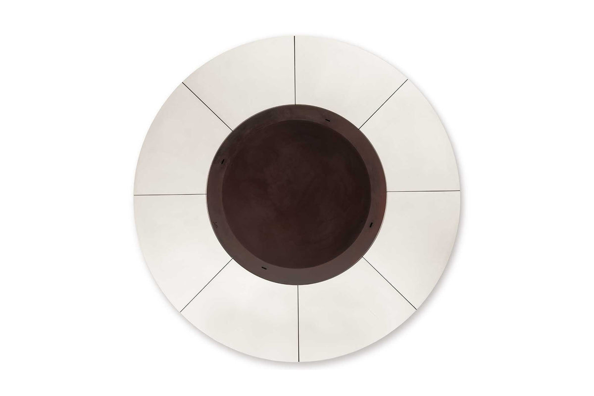 Plaque - Ercole White 150 - Brasero Beton Blanc - AK47