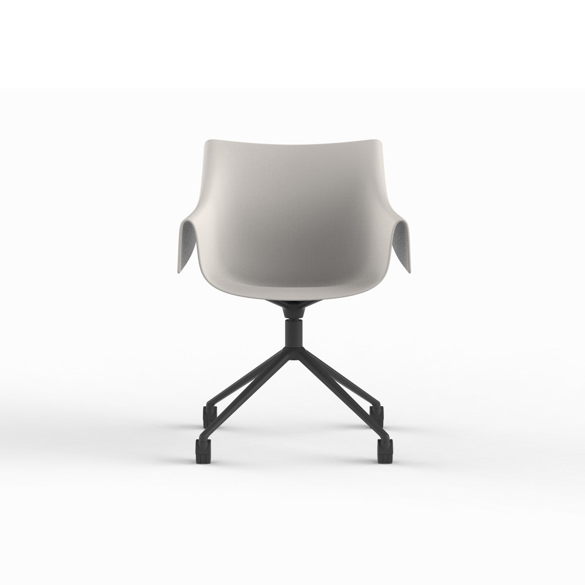 MANTA SWIVEL CASTER ARMCHAIR - Swivel Chair with Casters