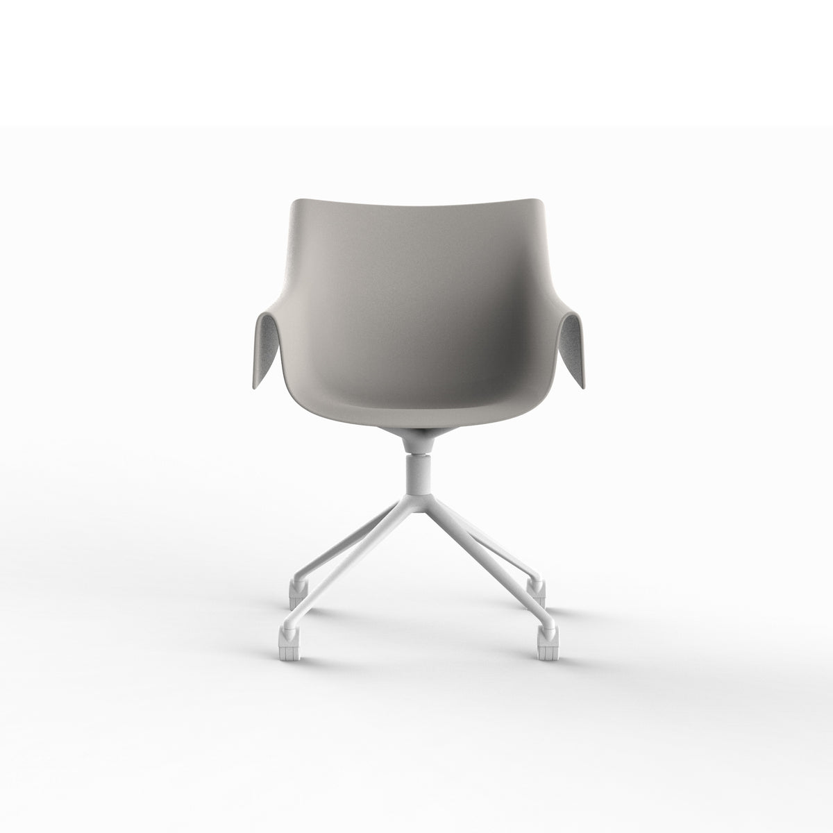 MANTA SWIVEL CASTER ARMCHAIR - Swivel Chair with Casters