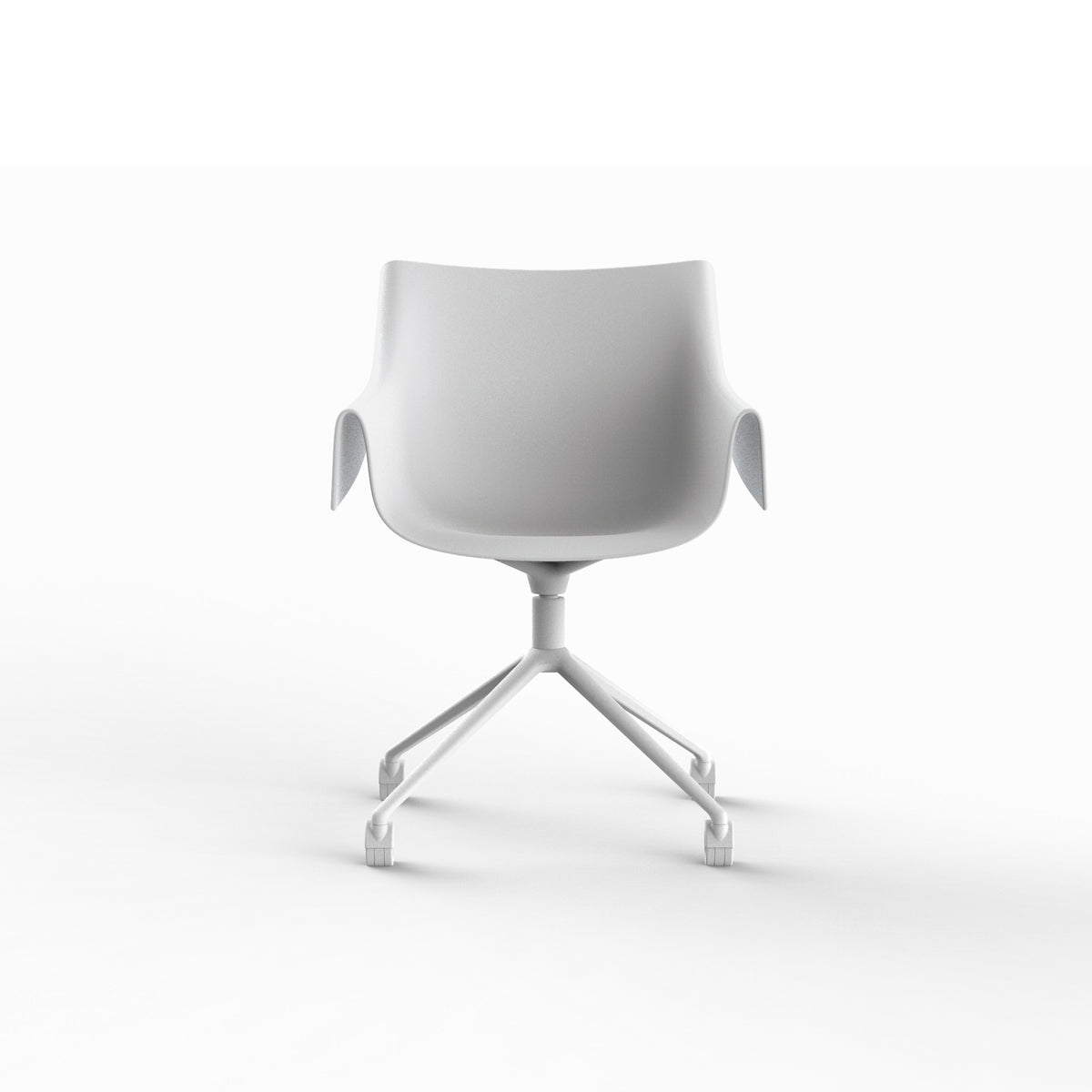 MANTA SWIVEL CASTER ARMCHAIR - Swivel Chair with Casters