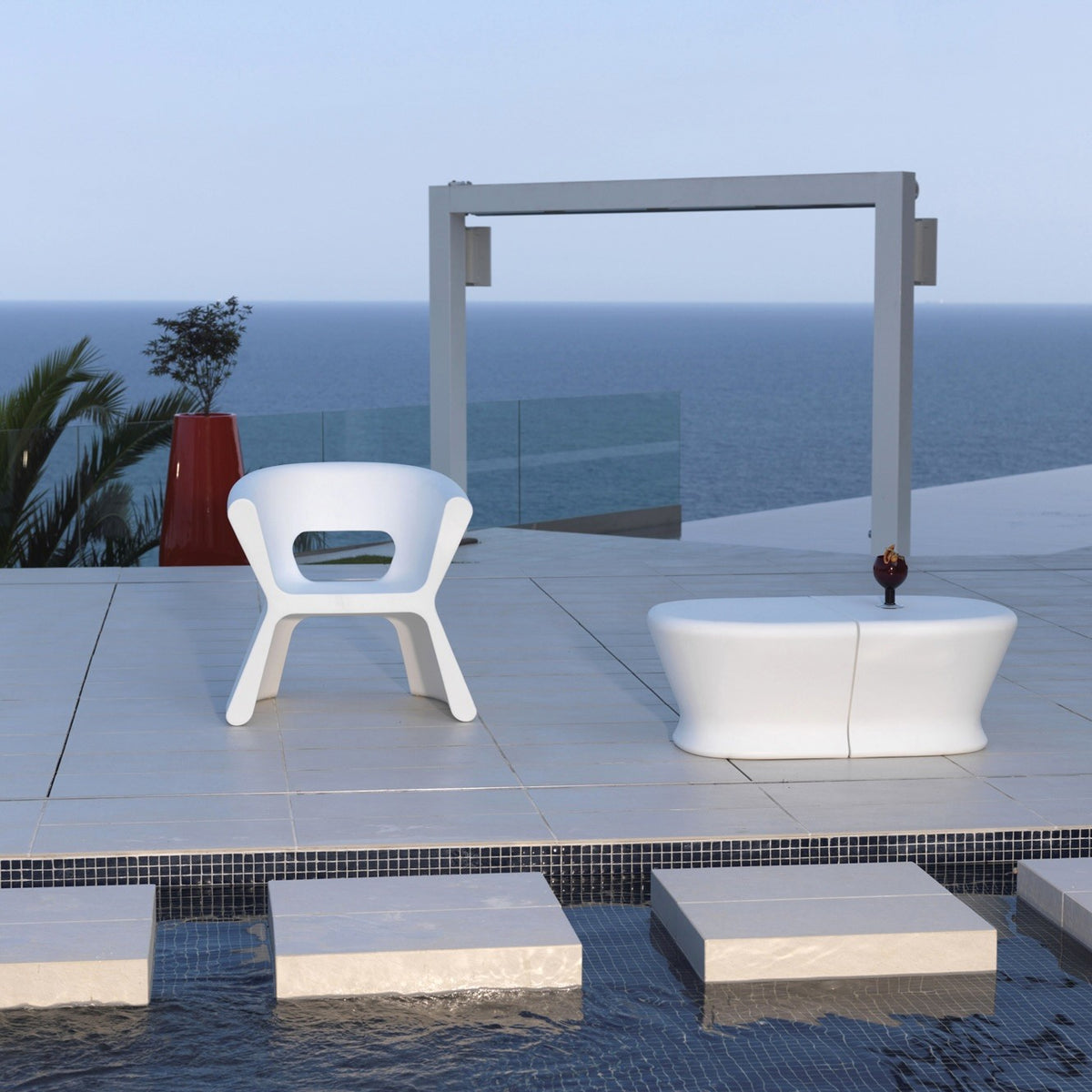 PAL Design Armchair with Armrest Vondom