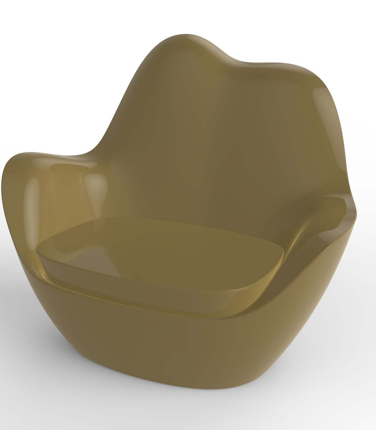 SABINAS CHAISE LONGUE - Fauteuil extérieur courbé terrasse