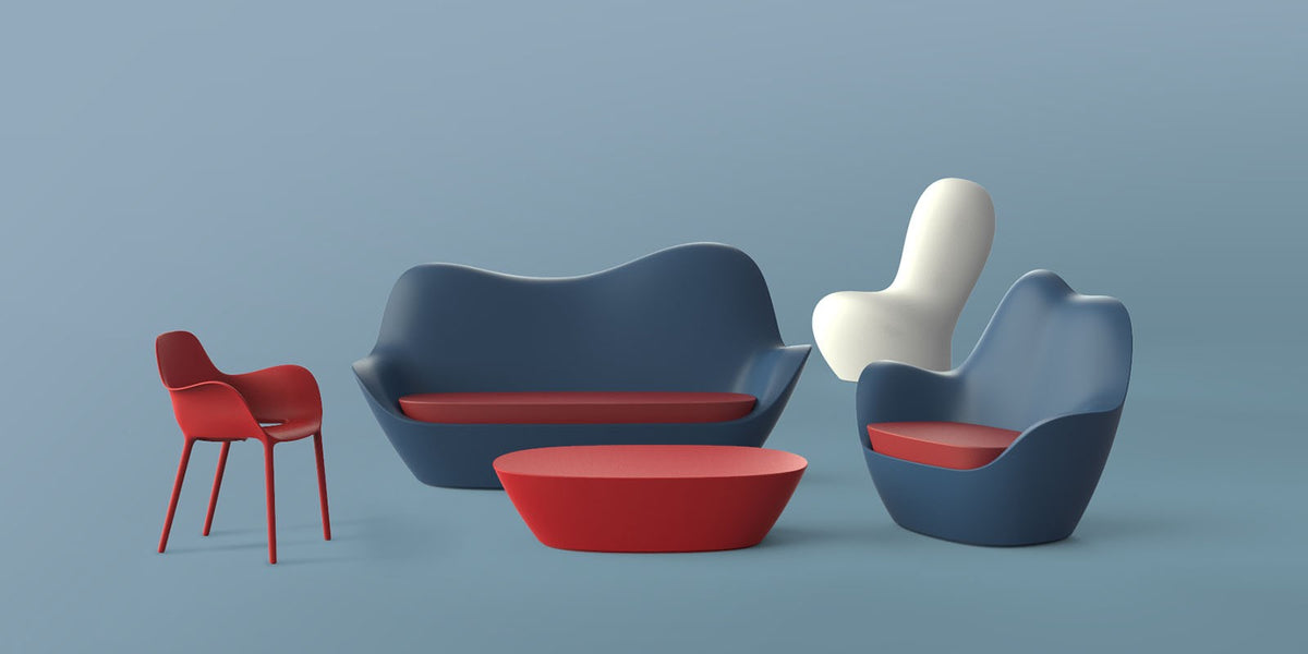 SABINAS CHAISE LONGUE - Fauteuil extérieur courbée
