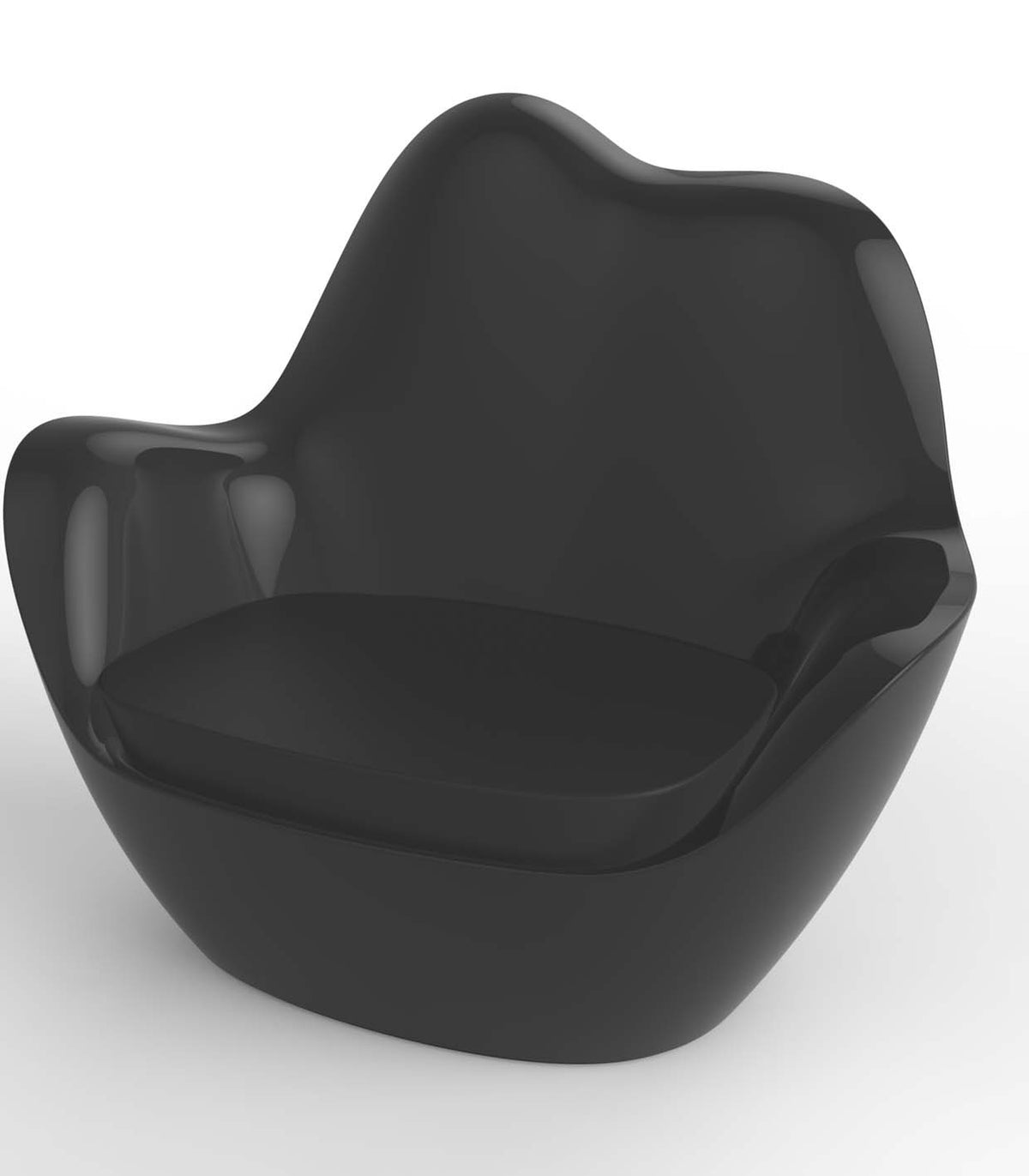 SABINAS CHAISE LONGUE - Fauteuil extérieur courbé terasse