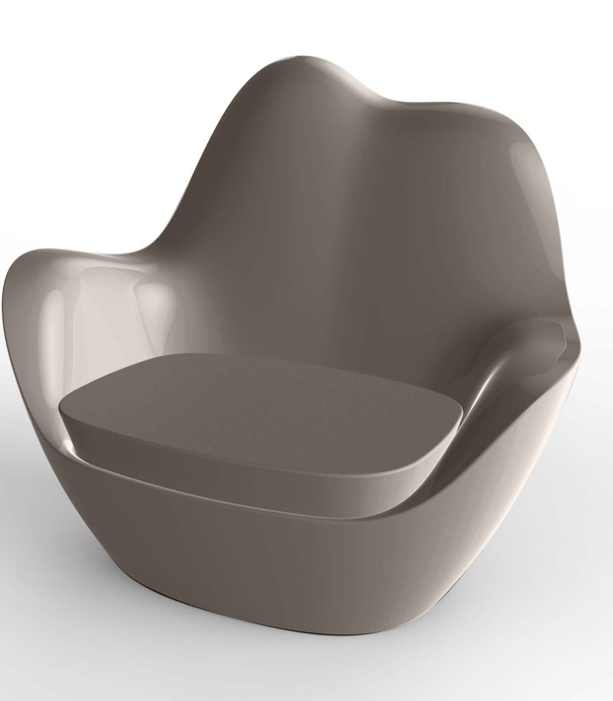 SABINAS CHAISE LONGUE - Fauteuil extérieur courbé terrasse