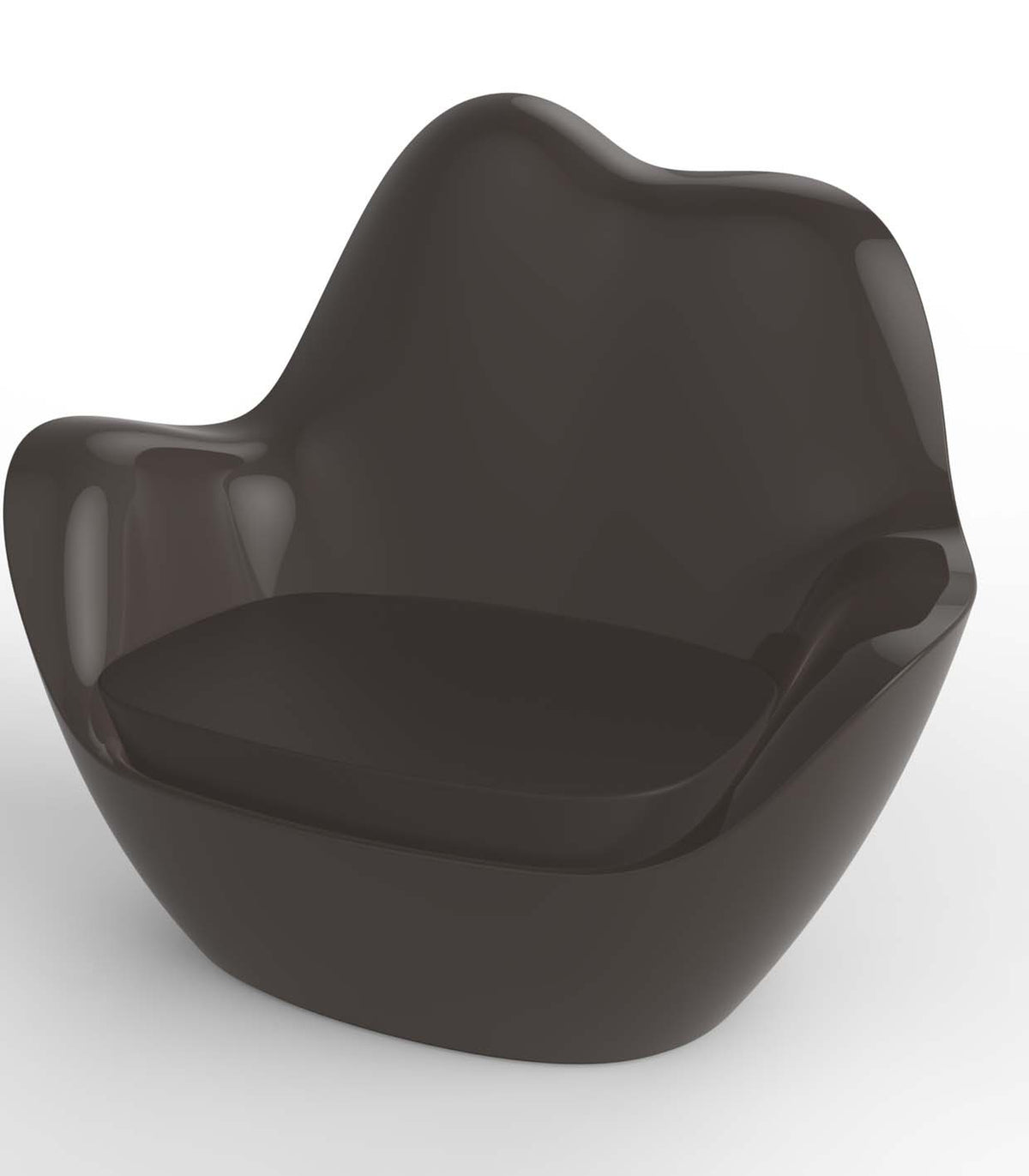 SABINAS CHAISE LONGUE - Fauteuil extérieur courbé terasse