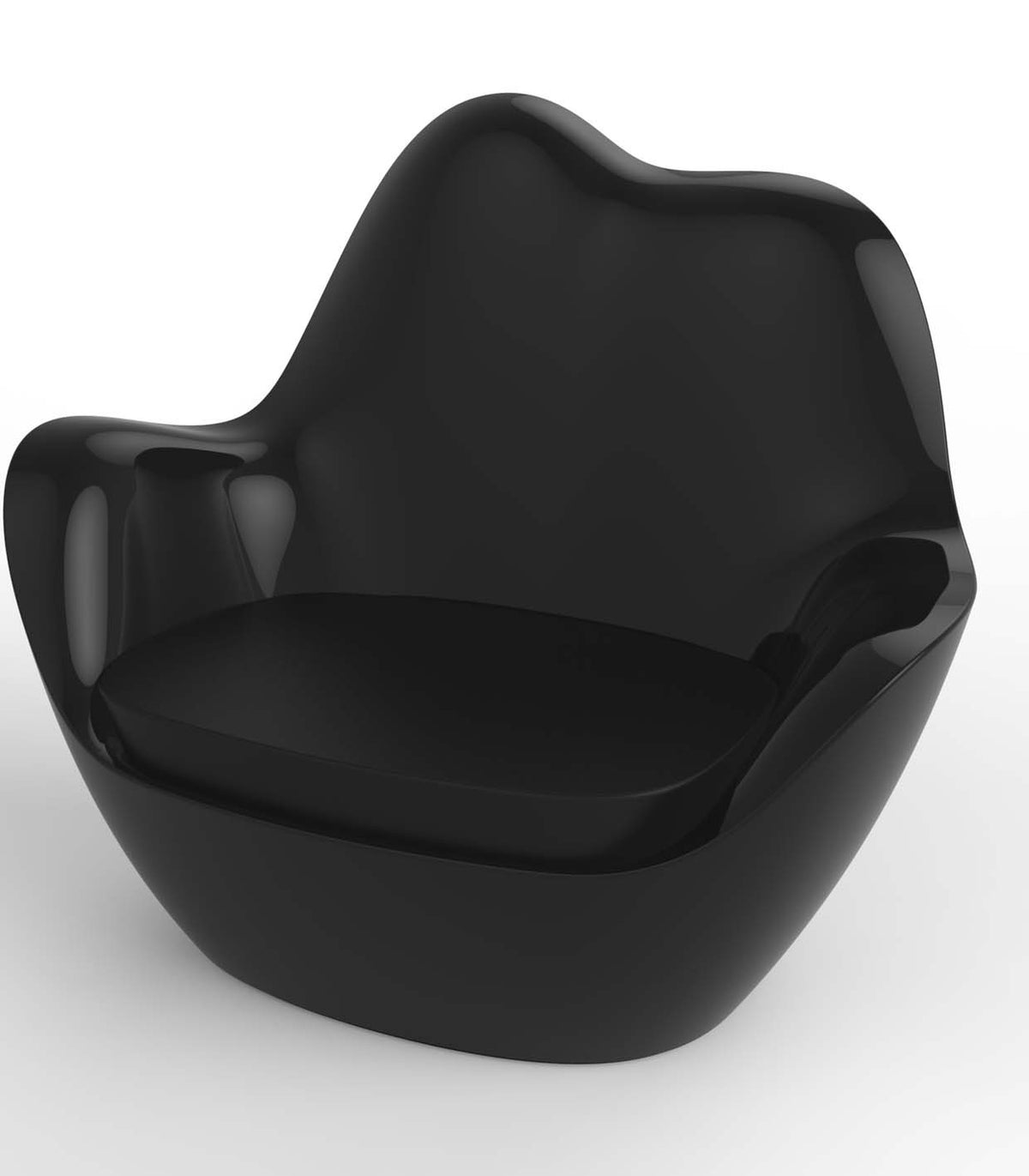 SABINAS CHAISE LONGUE - Fauteuil extérieur courbé terasse