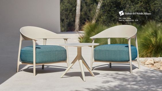 Chaise LOUNGE AFRICA Fauteuil Extérieur Haut de Gamme Vondom
