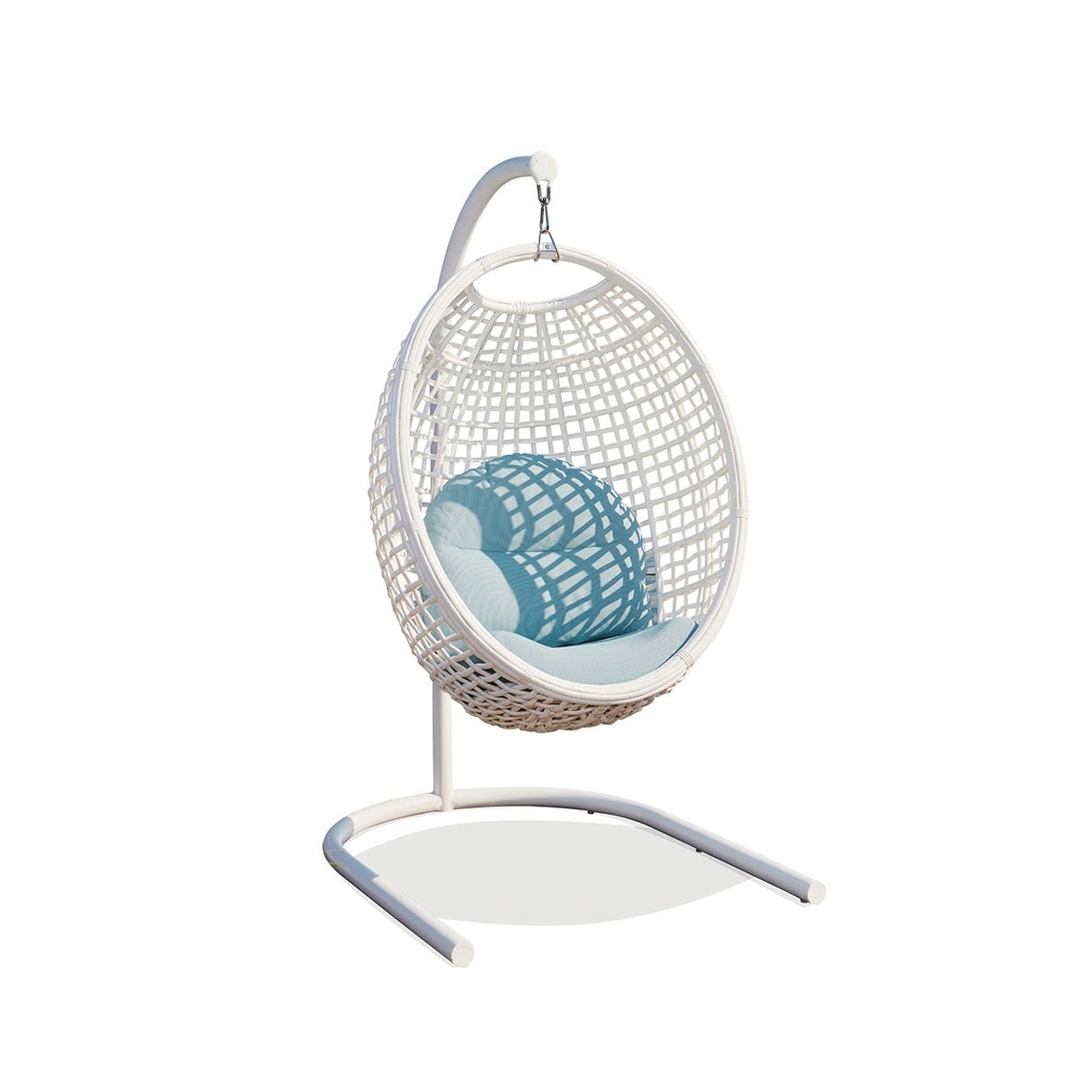 Dynasty hanging chair on stand - studio photo