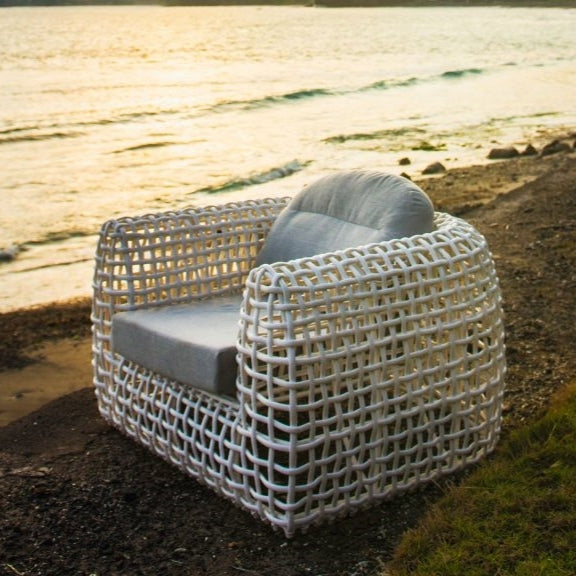 Woven Armchair for Garden Furniture DYNASTY - Skyline Design