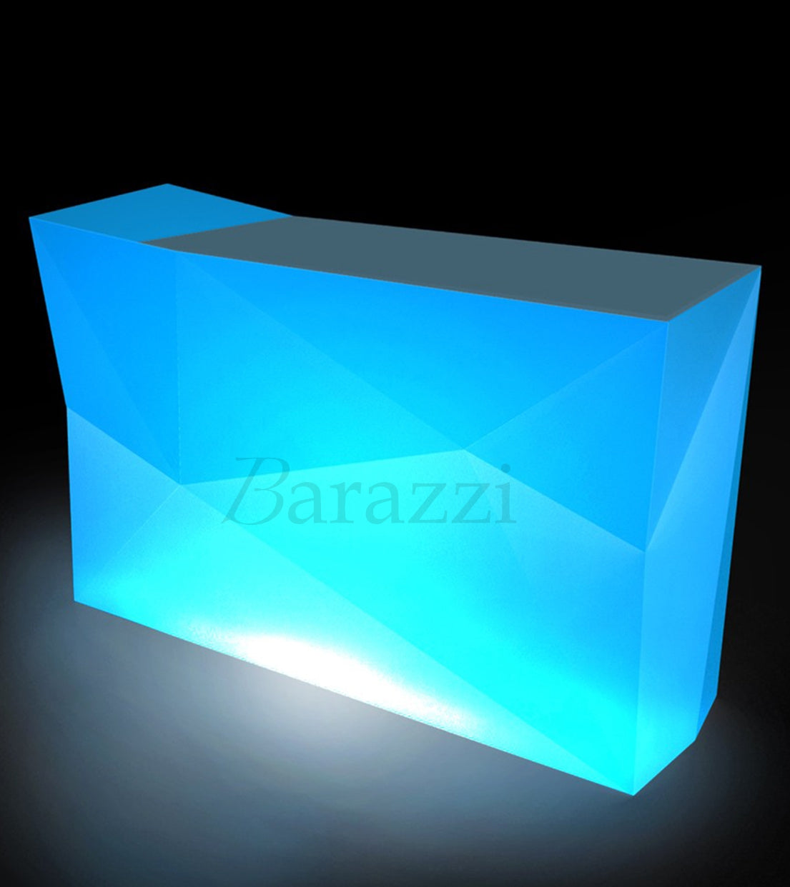 Faz RGB LED Light Double Bar by Vondom (blue light)