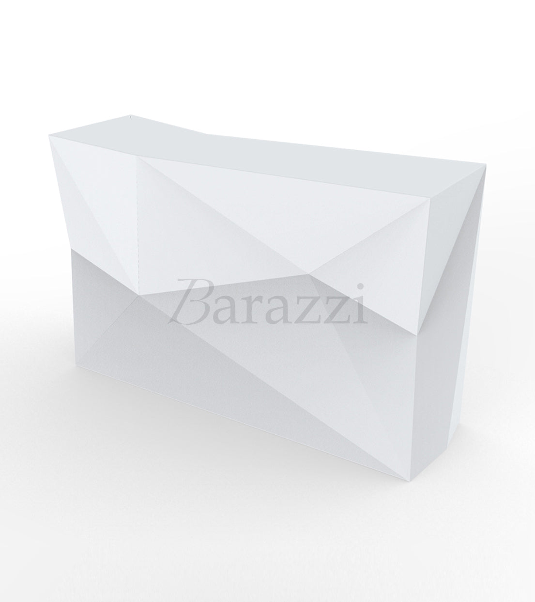 Faz Bar Central Blanc Translucide Mat par Vondom