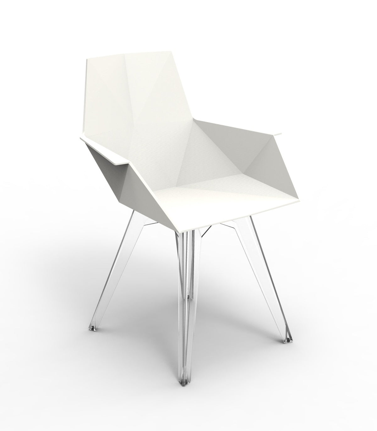 FAZ Chaise avec accoudoirs Vondom - blanc