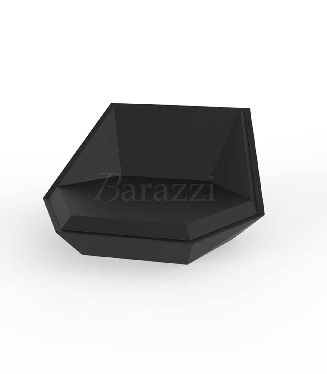 Le Faz Daybed Noir Mat par Vondom