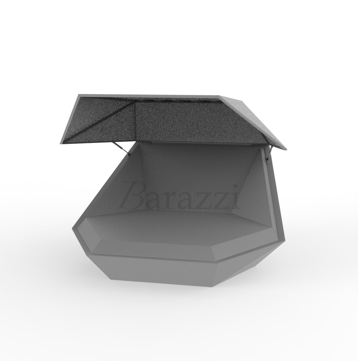 Faz Daybed Acier Mat avec Parasol par Vondom