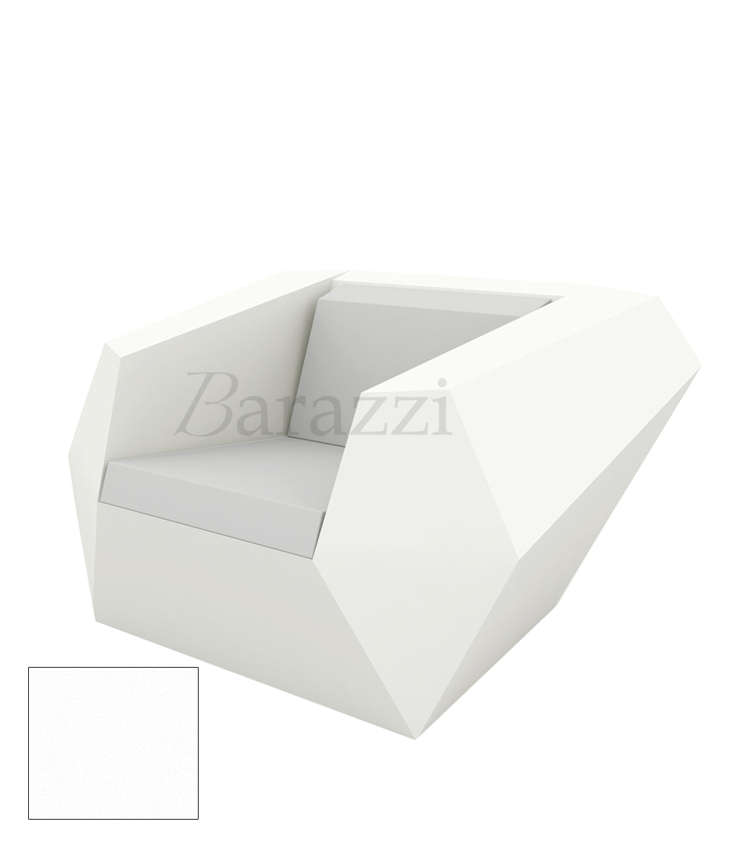 FAZ Fauteuil Translucide Polyethylene Mat Vondom