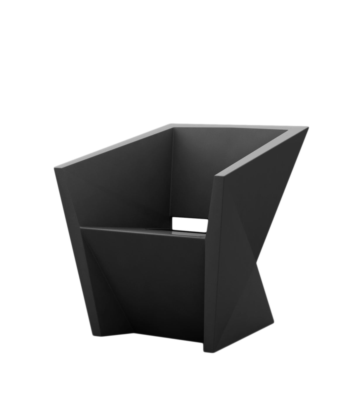 Faz Fauteuil de repas design Vondom laqué - anthracite