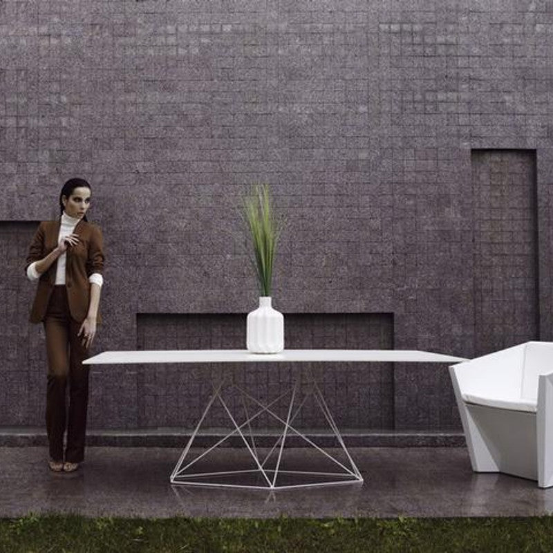 Faz Stainless Steel Dining Table by Vondom for Bar and Restaurant