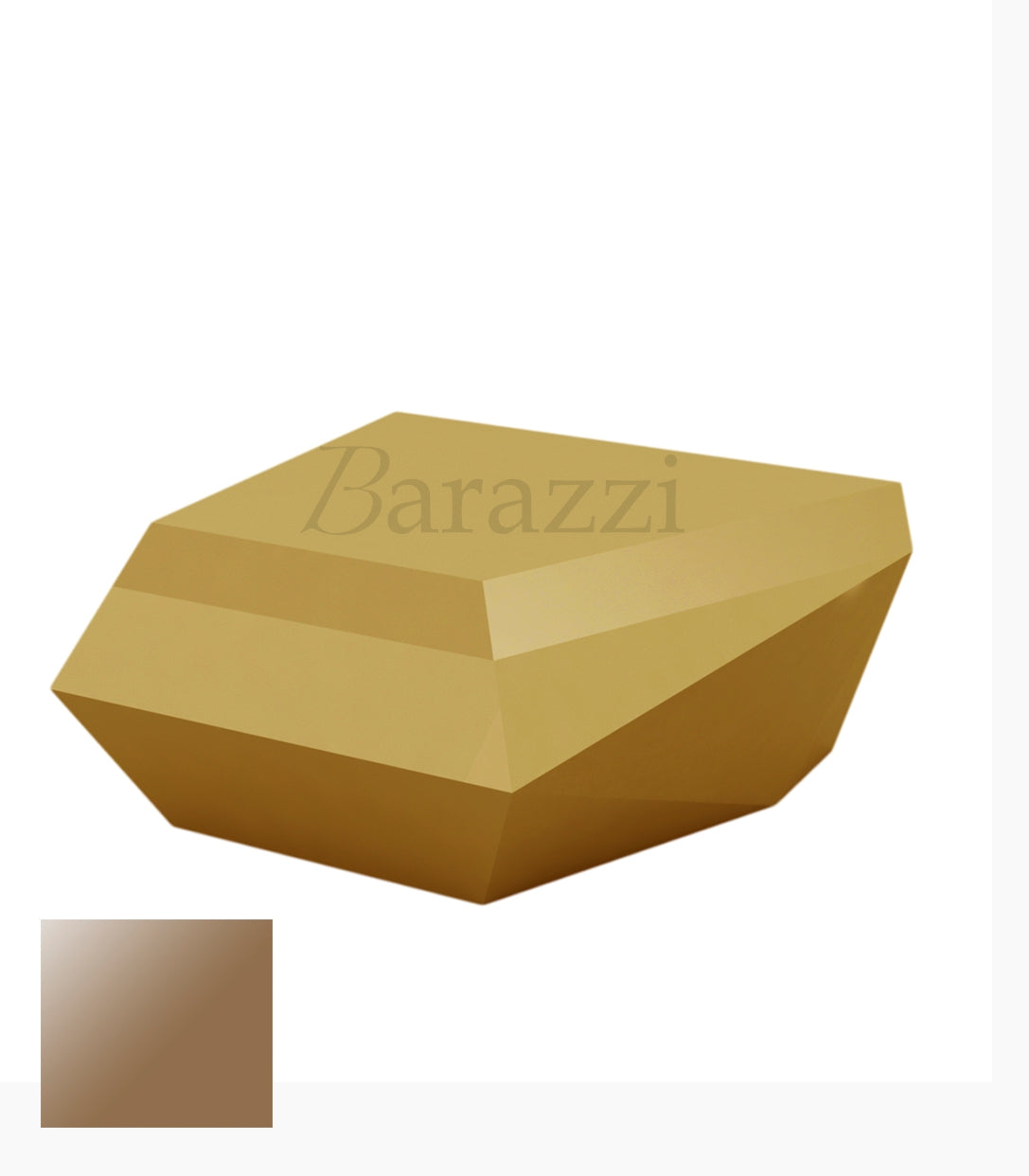 FAZ Sofa Champagne Chaiselongue Lacquered Polyethylene Vondom