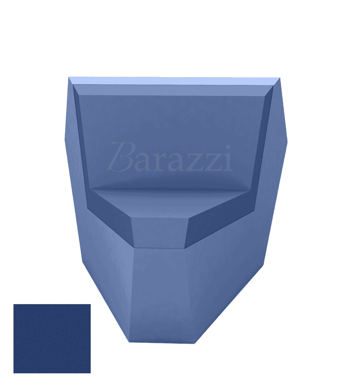 FAZ Sofa Navy Corner 45 Matt Polyethylene Vondom