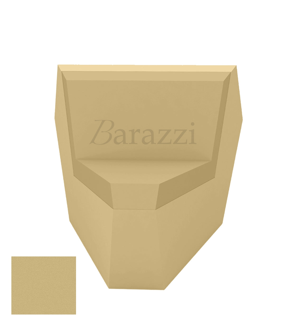 FAZ Sofa Beige Corner 45 Matt Polyethylene Vondom