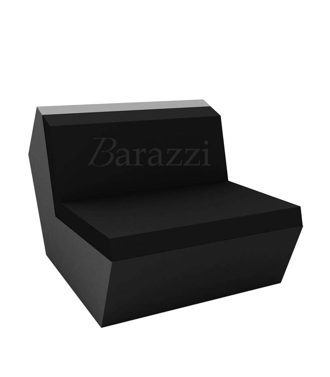 FAZ Sofa Central Noir Polyethylene Mat Vondom