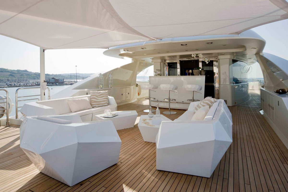 Mobilier Luxe Faz sur Yacht Darling Vondom