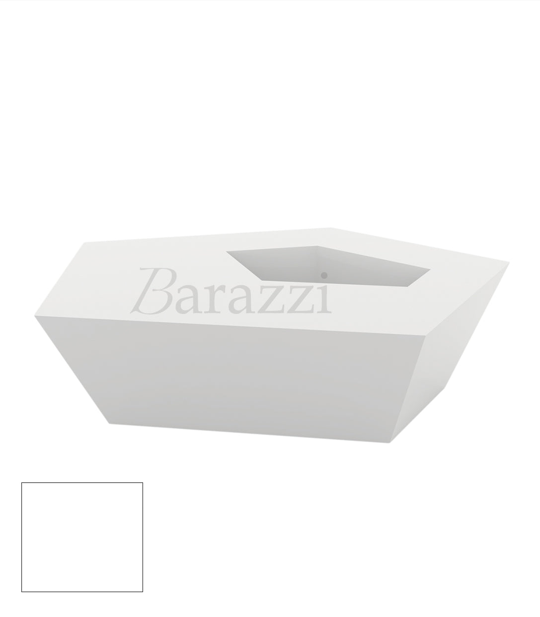 FAZ Coffee Table White Lacquered Polyethylene Vondom