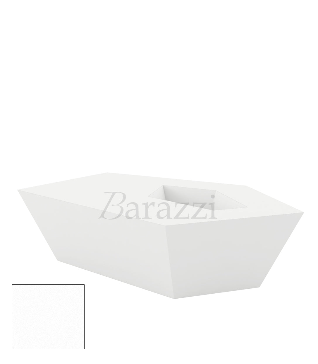FAZ Table Basse Blanc Polyethylene Mat Vondom