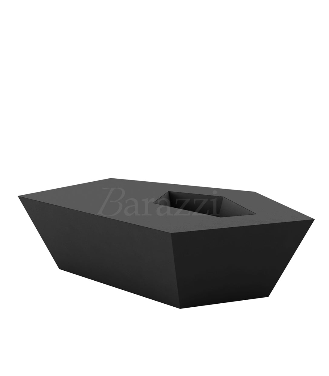 FAZ Table Basse Noir Polyethylene Mat Vondom