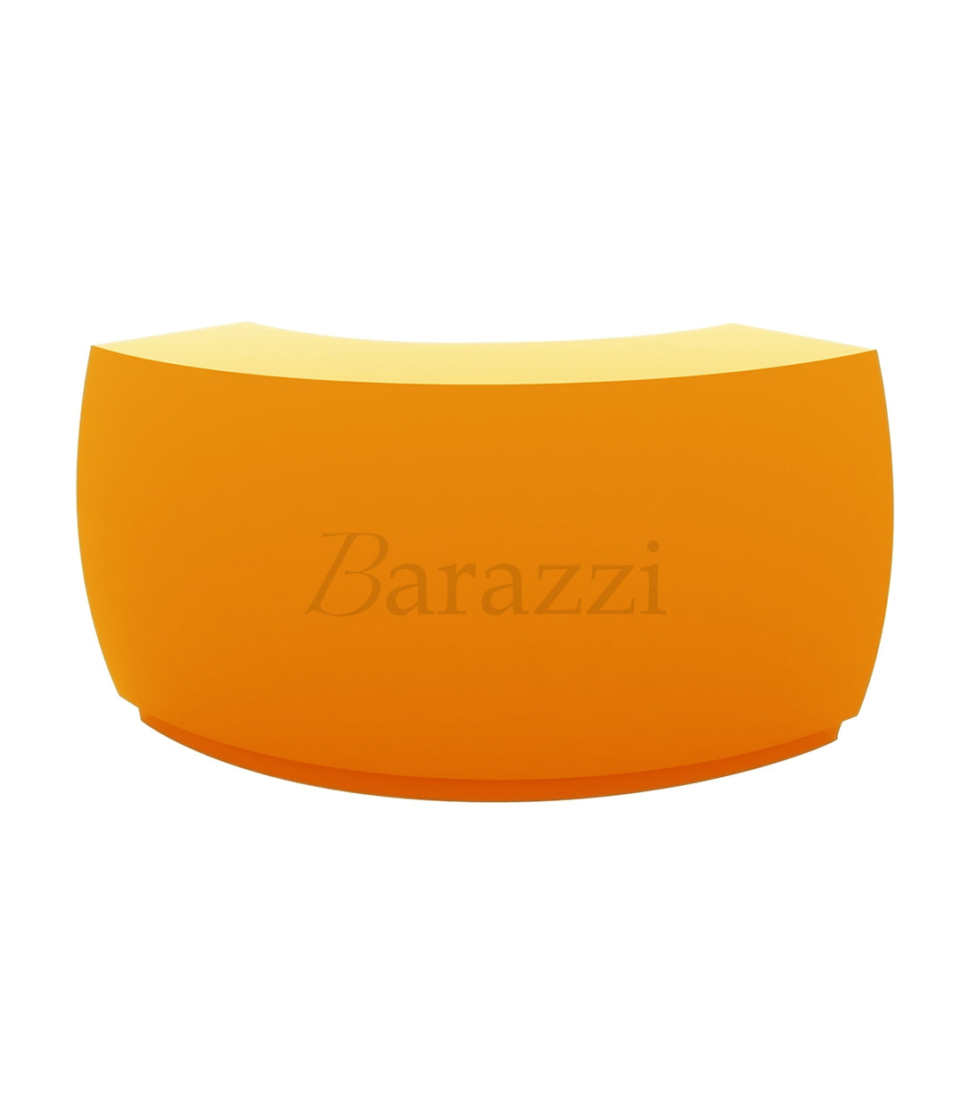 Fiesta Curved Bar with Orange Lacquered Finish by Vondom