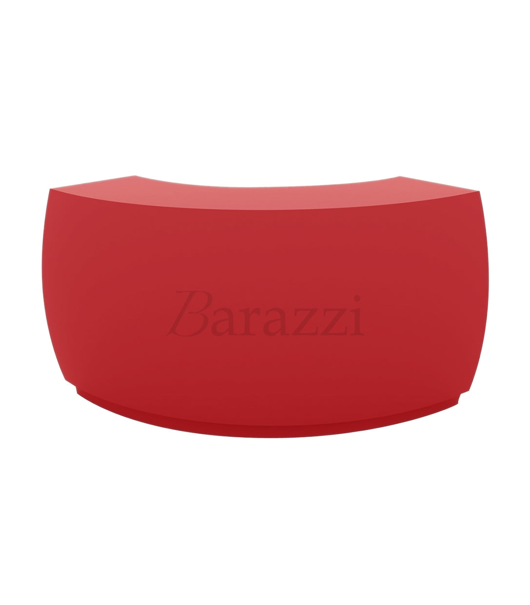 Fiesta Curved Bar with Red Lacquered Finish by Vondom