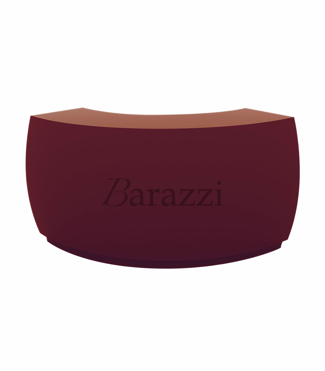 Fiesta Curved Bar with Bronze Lacquered Finish by Vondom