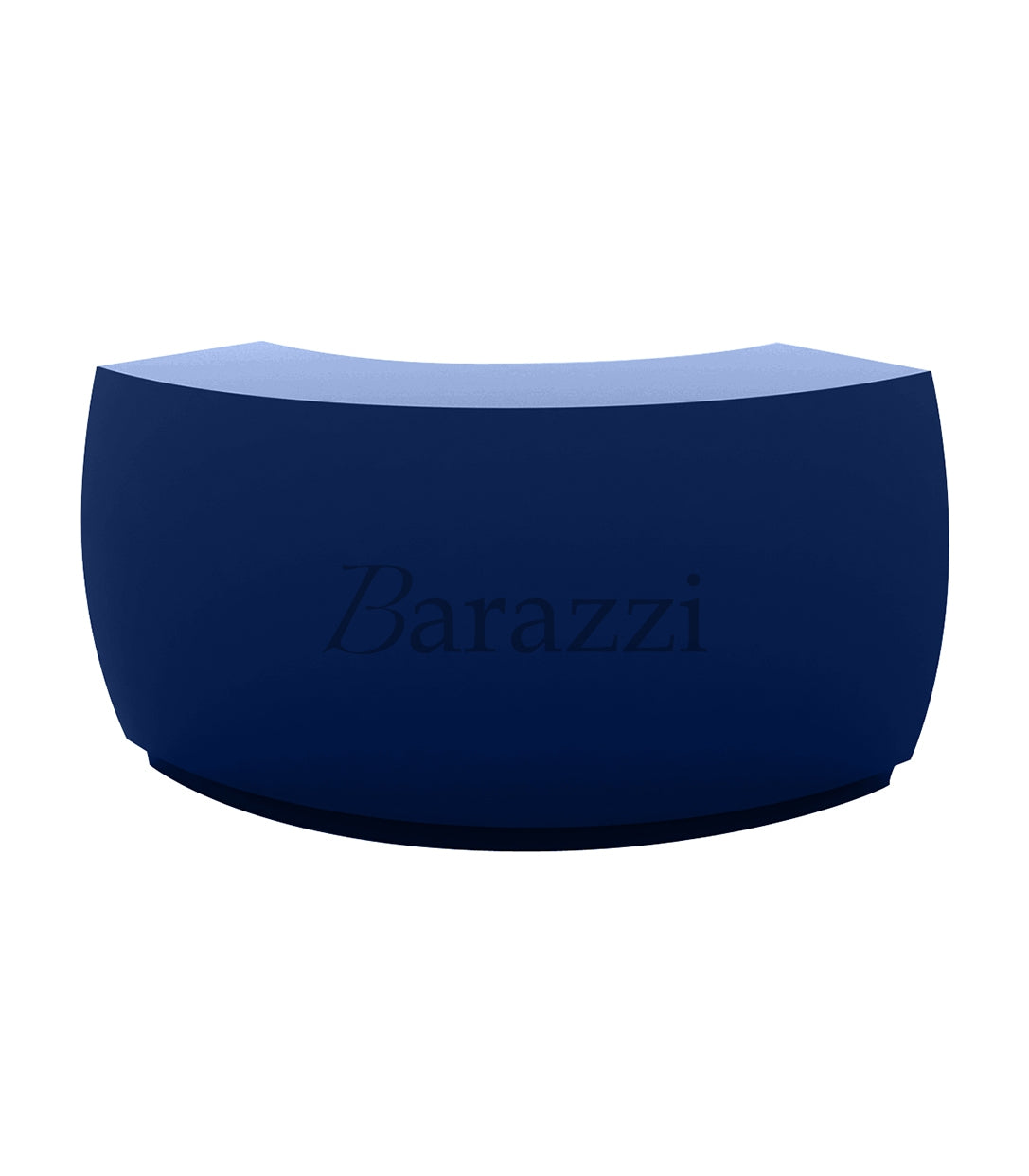 Fiesta Curved Bar with Navy Lacquered Finish by Vondom