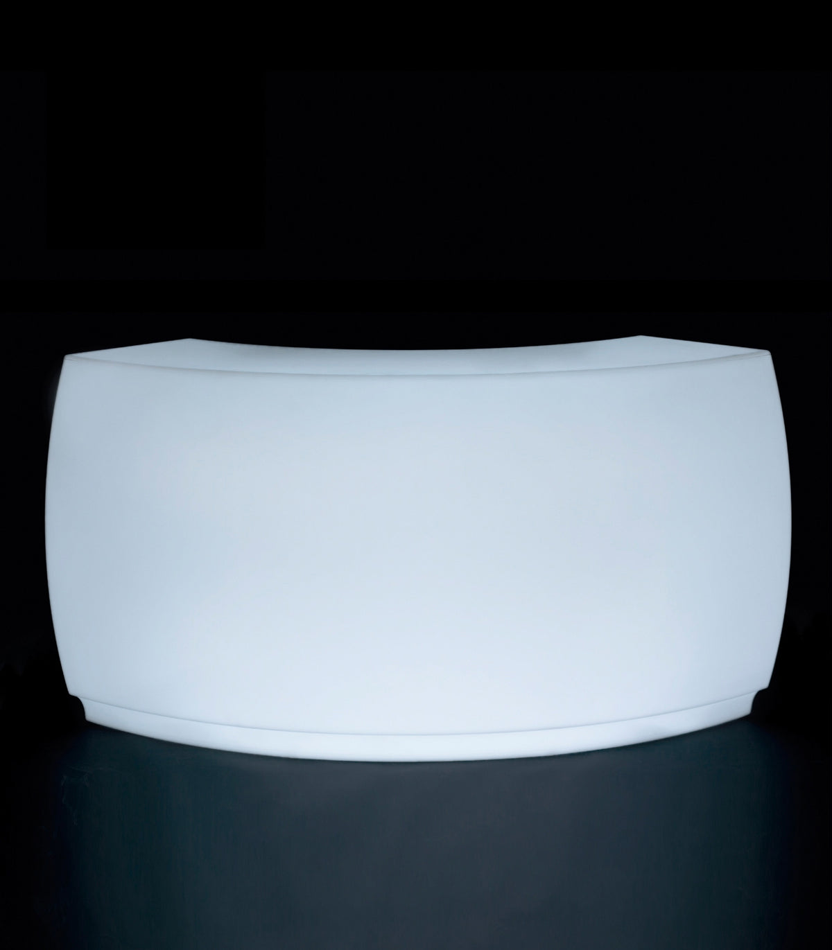 Module de Bar Arrondi Lumineux (LED blanche) par Vondom