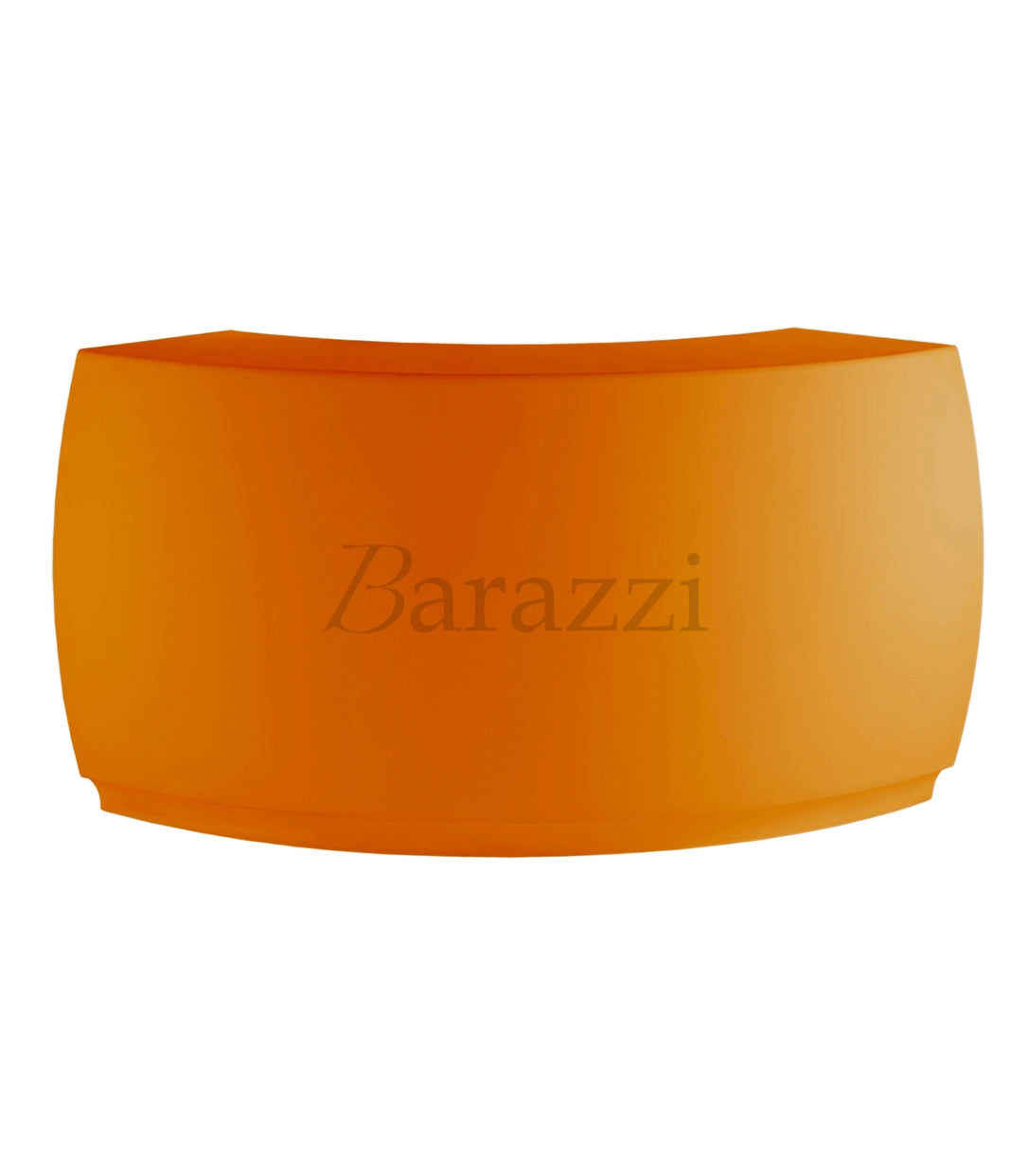 Fiesta Curved Bar with Matt Orange Finish by Vondom