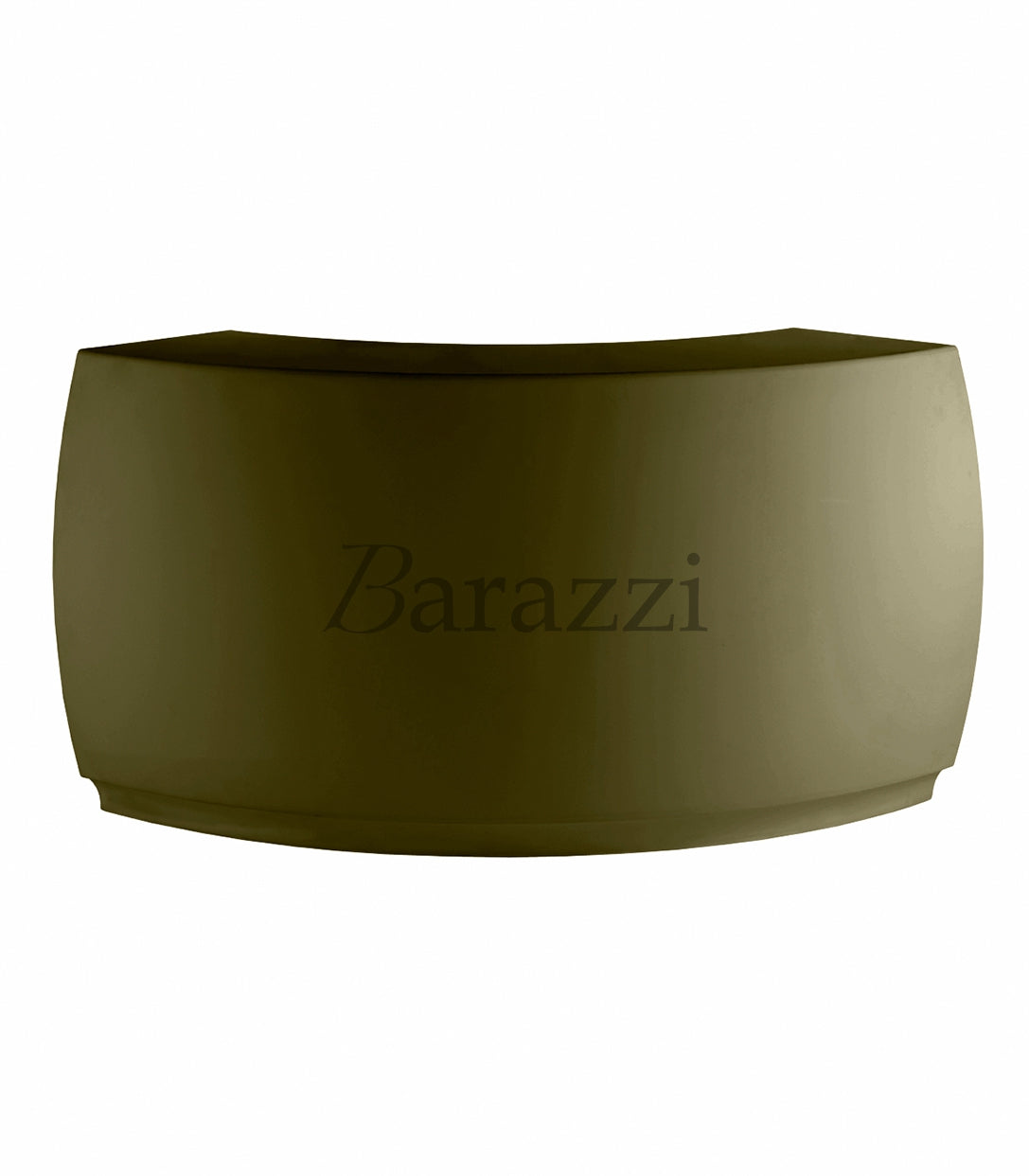 Fiesta Curved Bar with Matt Khaki Finish by Vondom