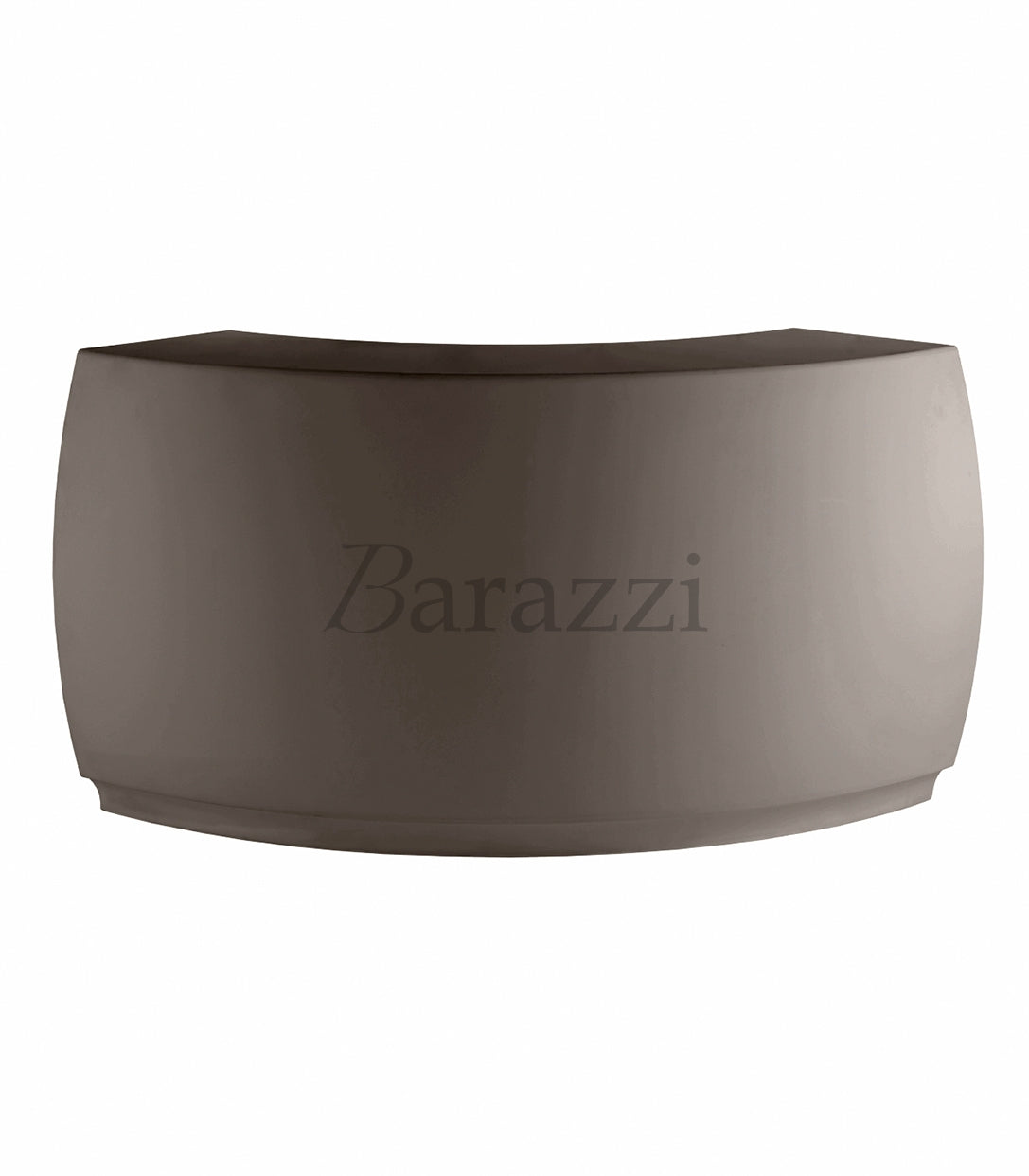 Fiesta Curved Bar with Matt Taupe Finish by Vondom