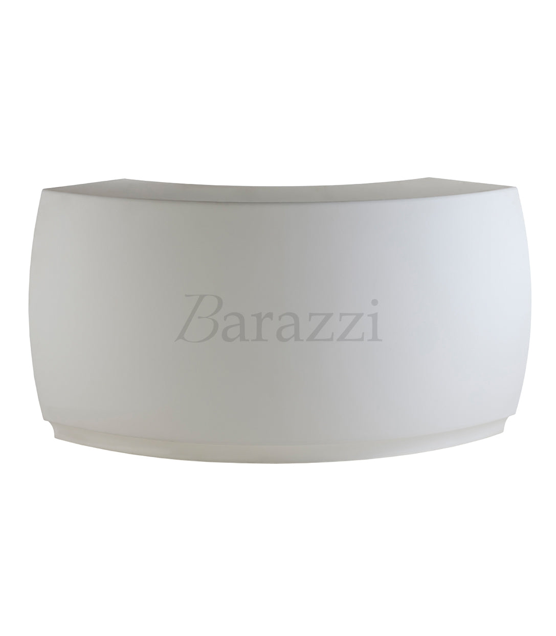 Fiesta Curved Bar with Matt White Finish by Vondom